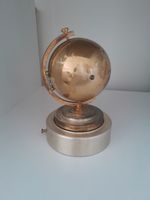 Vintage Windmill Clock With Brass Globe Revolving Musical Box Working (3014c)
