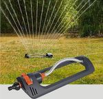 Automatic Oscillating Sprinkler Garden 19 Hole Watering 4 Modes Home Lawn uk
