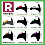 Reddiplex Wedge Gasket, Replacement UPVC Window Rubber Seals, Sold Per Metre
