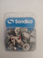 New Set of 16 Sondico (UK) Aluminum Rugby Replacement Studs for SG Soft Ground