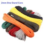 2mm Micro Paracord Cord Parachute Cord Tent Lanyard Survival Rope Jewelry Making