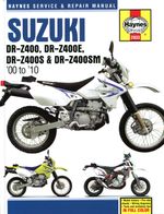 Suzuki DR-Z400/Z400E/Z400S/Z400SM (2000-2010) Haynes Repair Manual