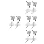 16Pcs Fan Base Assembly Screws Silver Iron Household Fan Mounting Bolts