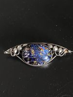 Silver Foil Brooch By Thomas. L.Mott Arts & Crafts