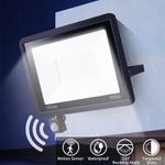 LED FLOODLIGHT OUTDOOR SECURITY LIGHT FLOOD GARDEN MOTION SENSOR PIR LIGHTS