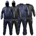Men Heavy Duty Sauna Sweat Suit Gym Fitness Exercise Weightlifting Sweat Suit