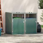 Heavy Duty Wheelie Bin Store Outdoor Cupboard For Garden Storage Dustbin Shed UK