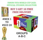 PANINI WORLD CUP 2026 STICKER COLLECTION - GROUP A - GROUP B - GROUP C