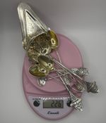 Gorham sterling silver scrap lot 226 grams Ivy pattern 1868