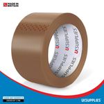 BROWN LOW NOISE PARCEL PACKAGING TAPE (ALL PACK SIZES) 48MM X 66M