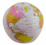 Inflatable Globe 40cm - Blow Up Atlas World Map of the Earth 