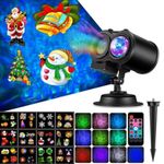 64 Patterns Halloween Christmas LED Moving Laser Projector Light Indoor Outdoor