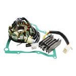 Generator Stator Regulator & Gasket For Suzuki LT230GE LT230E QuadRunner 85-97`