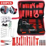 238PCS CAR TRIM REMOVAL PRY TOOL SET MOLDING PANEL DOOR DASH INTERIOR CLIP KIT