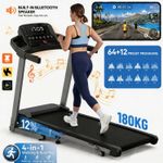 3.5HP Foldable Treadmill with Incline 12% Folding Treadmills for Home 2-12KM/H