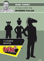 Fritz Trainer DVD: Attack with the Modern Italian by Nigel Davies. New.