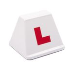 Lettercraft SOM 12 White - Magnetic Driving School Instructor Learner Roof Sign