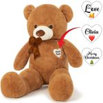 Extra Large Teddy Bear Personalised Plush Toys Girls Giant Gifts 100cm Soft Xmas