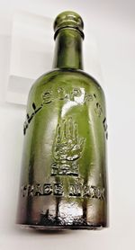 Antique Allsopp's Ltd Green Glass Beer Bottle with Embossed Hand Trade Mark