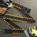 12/20 Gauge 50 Round Heavy Duty Belt Shotgun Shell Bandolier Holder for Hunting