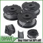 30M Heavy Duty Steel Strimmer Trimmer Line Cord 1.65mm Nylon Wire for Garden