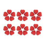 8 pieces Red Heart Shaped Knitting Needle Point Protectors Stoppers