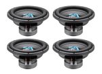 Bassface Indy A10/4 10" 25cm 4Ohm Loud & Musical Subwoofer 250w RMS (QTY4)