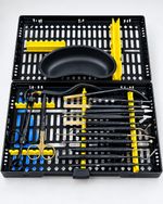 Professional Dental Surgical Instrument Set Black & Gold Titanium Coating