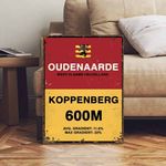 Vintage Style Tour Of Flanders Koppenberg Belgium Cycling Sign
