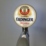 Brand New Erdinger Beer Badge! Erdinger Pump Badge! Erdinger Frog Eye Lens