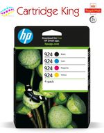 HP 924 4-pack Black/Cyan/Magenta/Yellow Original Ink Cartridges - 6C3Z1NE