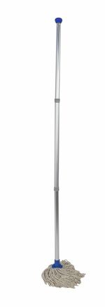 Blue  - Professional Colour Coded Mop Handle and 2 Mop Heads - DCS - CKMSBUX1I