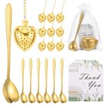 25 Set Bridal Showers Tea Party Favor for Wedding Gifts Return Gifts Gold