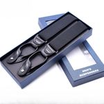 35mm 6 Button Trousers Braces for Adults Y-shape Suspenders Longer Version Heavy