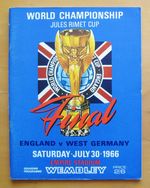 1966 World Cup Final ENGLAND v WEST GERMANY Original Programme *Exc Condition*