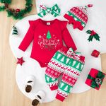 Baby Girl Christmas Outfit 4 Piece Set