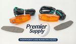 2 x LAND ROVER DEFENDER 90 110 RANGE ROVER CLASSIC SIDE REPEATER LAMPS 589143