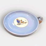 Vintage Porcelain Kids Warming Plate ALUMINITE FRUGIER LIMOGES FRANCE
