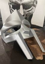 MF DOOM Spartan Mask Retro Hip Hop Metal Face Punk Rock Star Mask Masquerade Par
