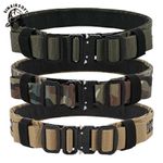 Tactical MOLLE Combat Belt Outer Inner Belt Metal Buckle Heavy Hunting Airsoft