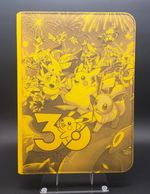 Vault X 30th Celebration Pikachu Parade Engraved Binder Umbreon Eevee Pokemon