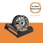 Car Wheel Display Stand for Automobile Showcase Display Car Wheel Rotating Stand