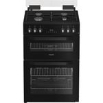 Hotpoint HTG6GDCB1 Gas Cooker with Gas Hob 60cm Free Standing Black A+ New