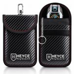 2x KeyGuard Faraday Pouch Car Key Signal Blocker Anti-Theft RFID Keyless Fob Bag