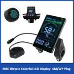 Electric Bike M6C Display Colorful TFT Screen SM/WP Plug For E-bike Scooter