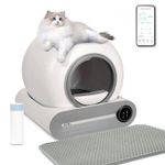 DOEL Smart Self Cleaning Cat Litter Box for Multiple Cats APP Control 2.4G WiFi