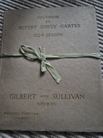 Souvenir of Rupert Doyle Cartes 1924 Season. Gilbert & Sullivan