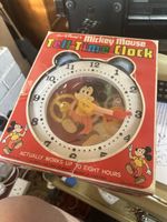 Walt Disney Tell Time Clock Mickey Mouse