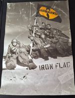 Rare Vintage  WU-TANG CLAN Iron Flag 2001 UK PROMO POSTER 70x50cms Approx.