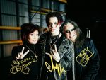 YUNGBLUD, Sharon And Ozzy Osbourne Signed Autograph 6X4 PHOTO Pre Print Music